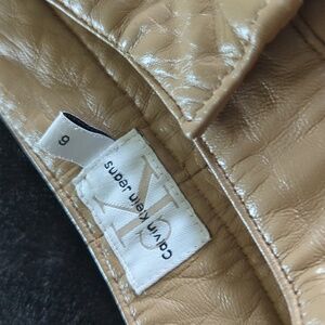 Vintage CK jeans leather pants